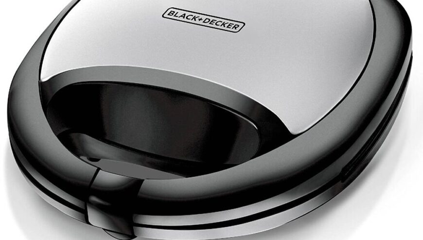 Black+Decker 2-Slot Sandwich Maker with Grill