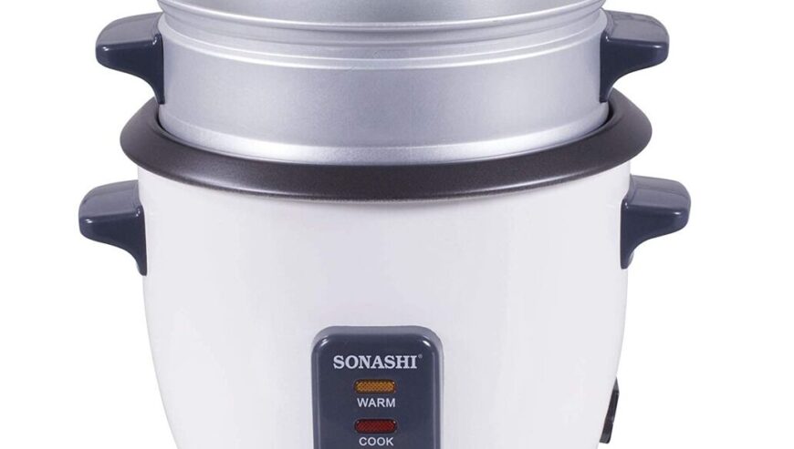 Sonashi 1.8 L Rice Cooker With Steamer SRC-318