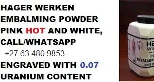 White & pink embalming powder in Kampala+27 63 480 9853