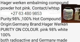 HAGER WERKEN EMBALMING POWDER TANZANIA+27 63 480 9853